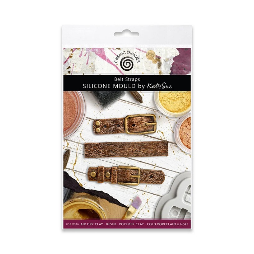 Cosmic Shimmer - Moule en silicone BELT STRAPS - Katy Sue
