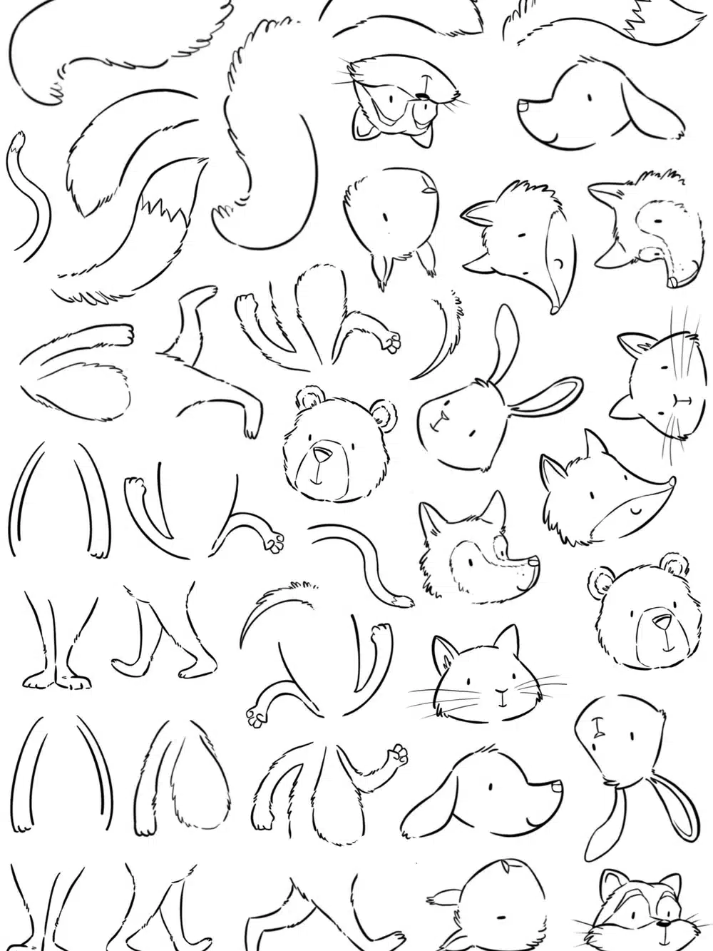 Josh Griffiths Studio - Beyond Stamping Style 2- Tampons clear UPRIGHT ANIMALS