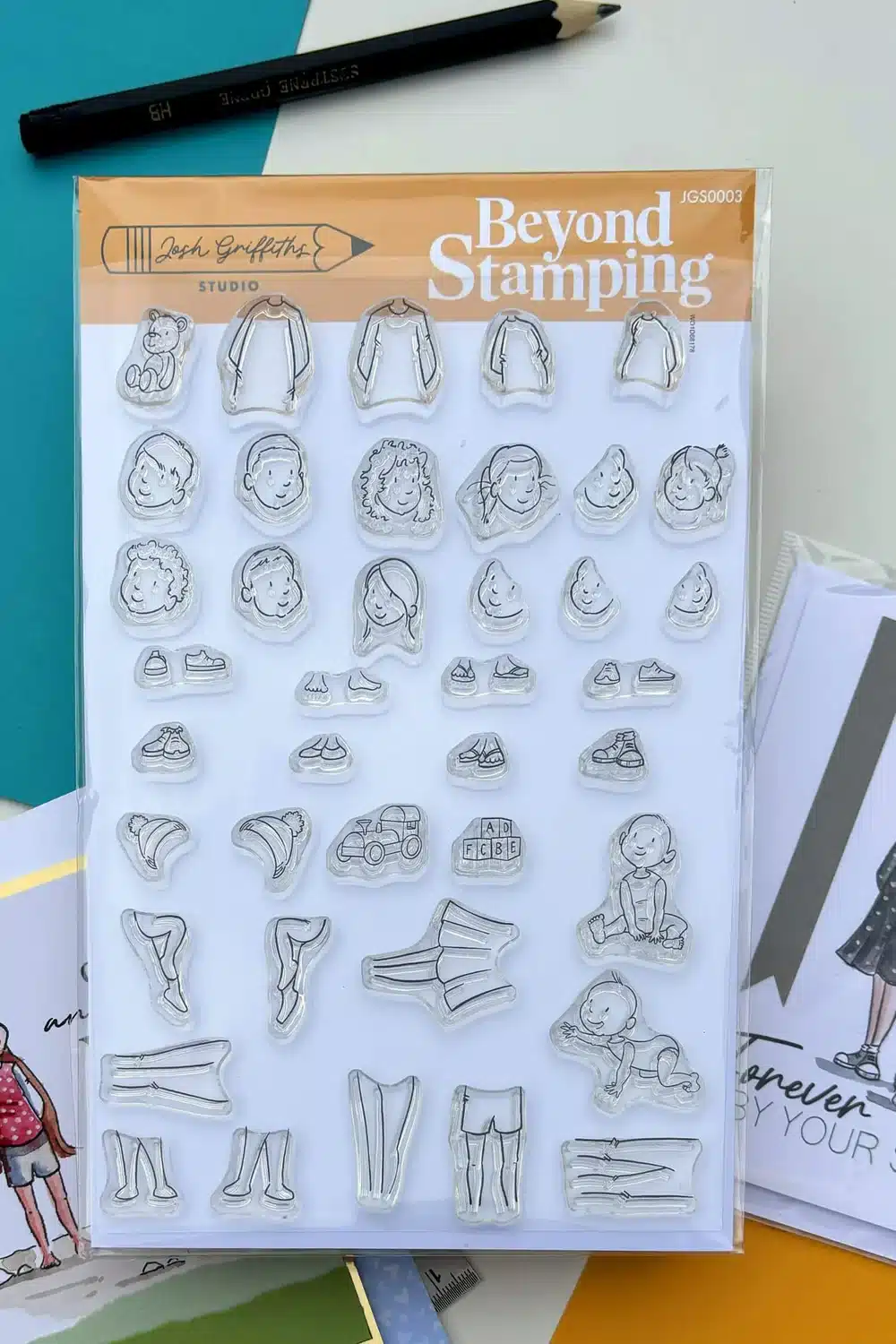 Josh Griffiths Studio - Beyond Stamping - Tampons clear CUSTOM PORTRAITS #3