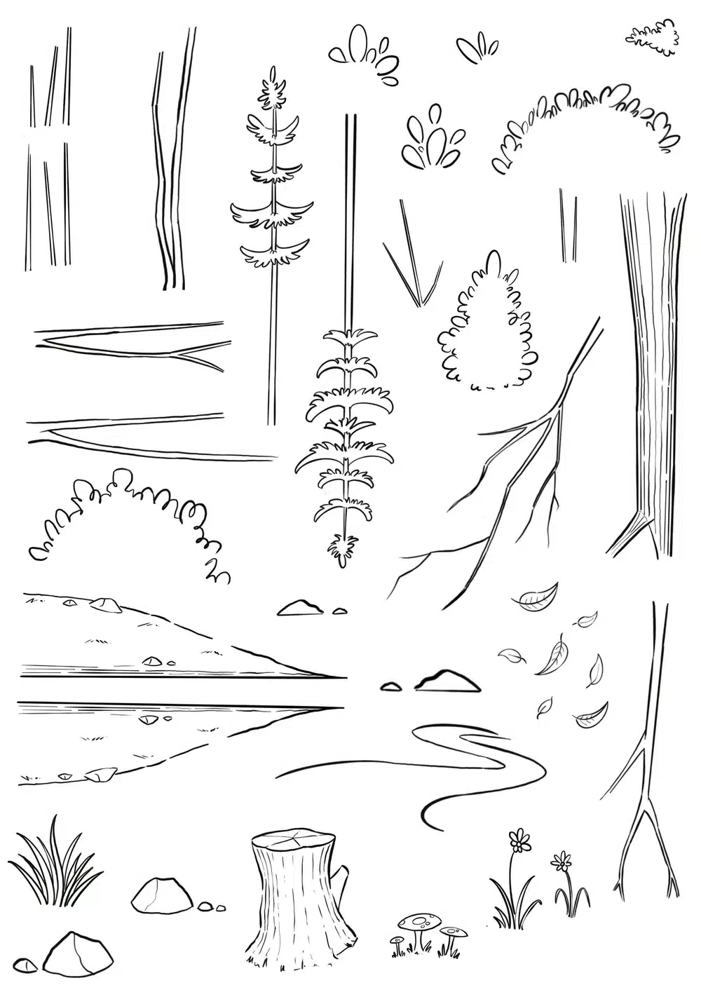 Josh Griffiths Studio - Beyond Stamping - Tampons clear CUSTOM WOODLAND – Image 2
