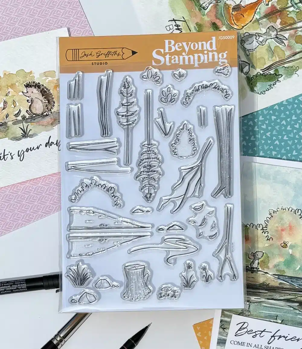 Josh Griffiths Studio - Beyond Stamping - Tampons clear CUSTOM WOODLAND