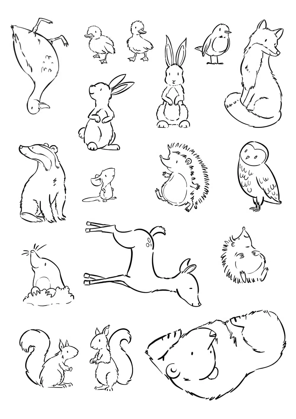 Josh Griffiths Studio - Beyond Stamping - Tampons clear STORYBOOK ANIMALS – Image 2