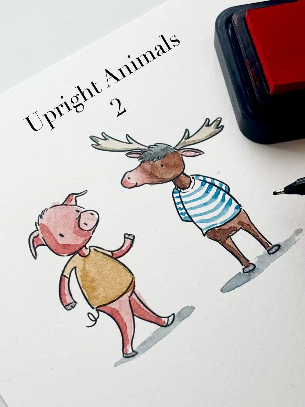 Josh Griffiths Studio - Beyond Stamping Style 2- Tampons clear UPRIGHT ANIMALS 2 – Image 2